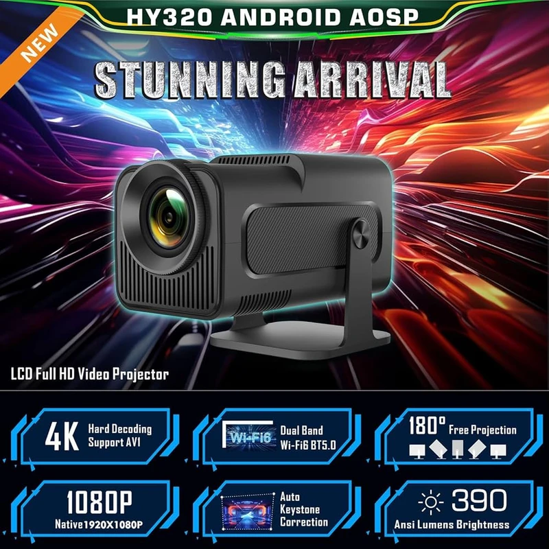 HY 320 Android Smart Projector - Thumbnail 3
