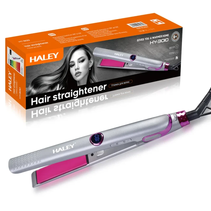 "Haley Original Professional Hair Straightener – High-Quality, Portable & Family-Friendly Electric Styling Tool"