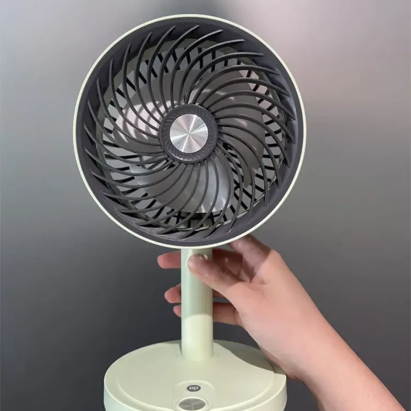 DP Desktop Circulating Fan USB 7639 – Rechargeable Portable Electric Hand Fan for Desk & Table