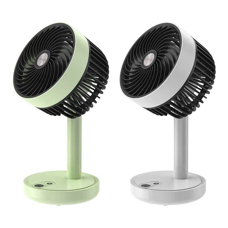 DP Desktop Circulating Fan USB 7639 – Rechargeable Portable Electric Hand Fan for Desk & Table - Image 5