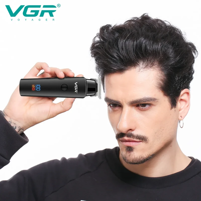 VGR V-937 Professional Cordless Hair Clipper – Rechargeable Barber Trimmer for Men | Precision Cutting & Stylish Design