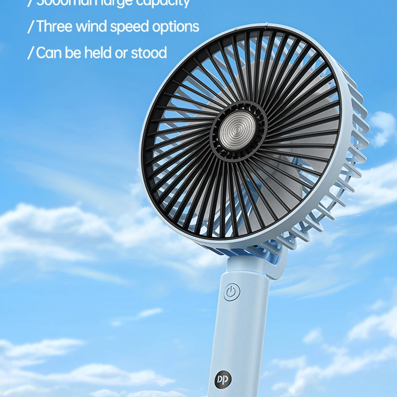 DURATION POWER DP-7640: 3-Speed Rechargeable Fan with 6.5hr Battery
