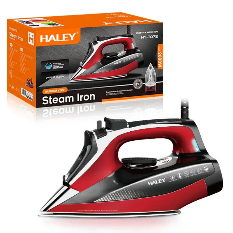 HALEY Professional Steam Iron – Multifunction Electric Iron for Dry Cleaning & Hotel Guest Rooms