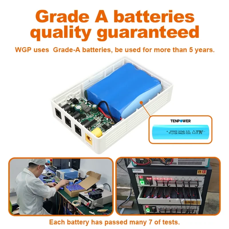 WGP Mini UPS for WiFi Router – 7800mAh Lithium Battery | 12V & 9V Backup Power for ONT, Modem & Network Devices - Image 5