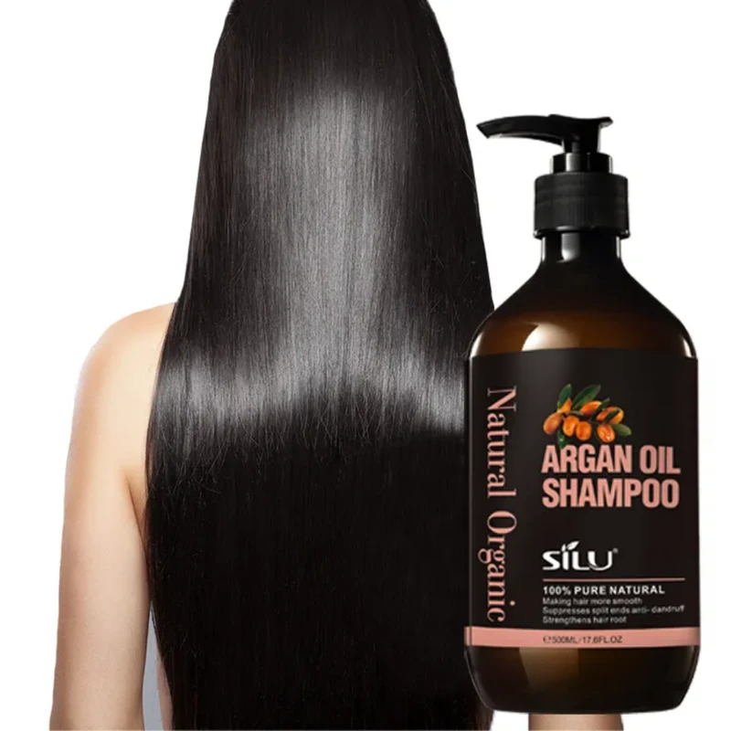 Silu Argan Oil Shampoo – Nourish, Hydrate & Revitalize Naturally 500 ml