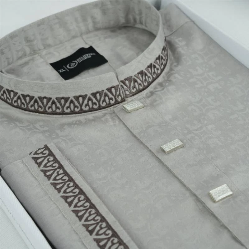 Cotton Jacquard Panjabi - 302