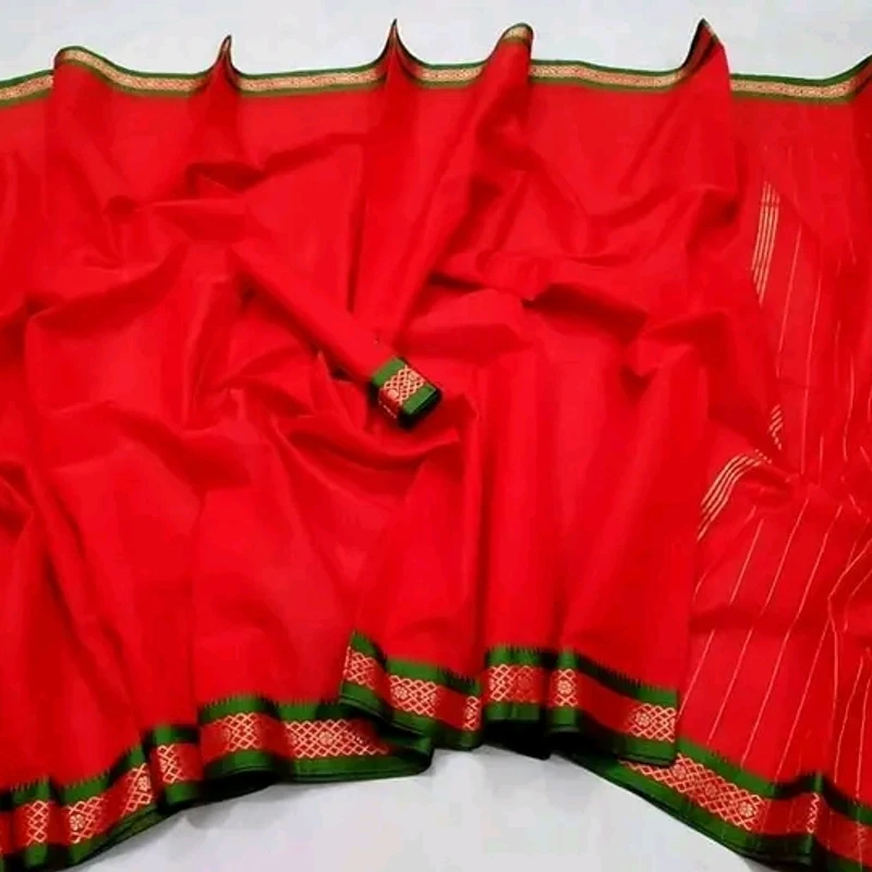 "হাফ সিল্ক নকশি জরি পাইড় শাড়ি