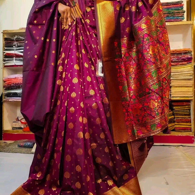 ✨ ঈদ স্পেশাল ইন্ডিয়ান পিওর সিল্ক কাতান শাড়ি – স্টাইল ও আরাম একসাথে!