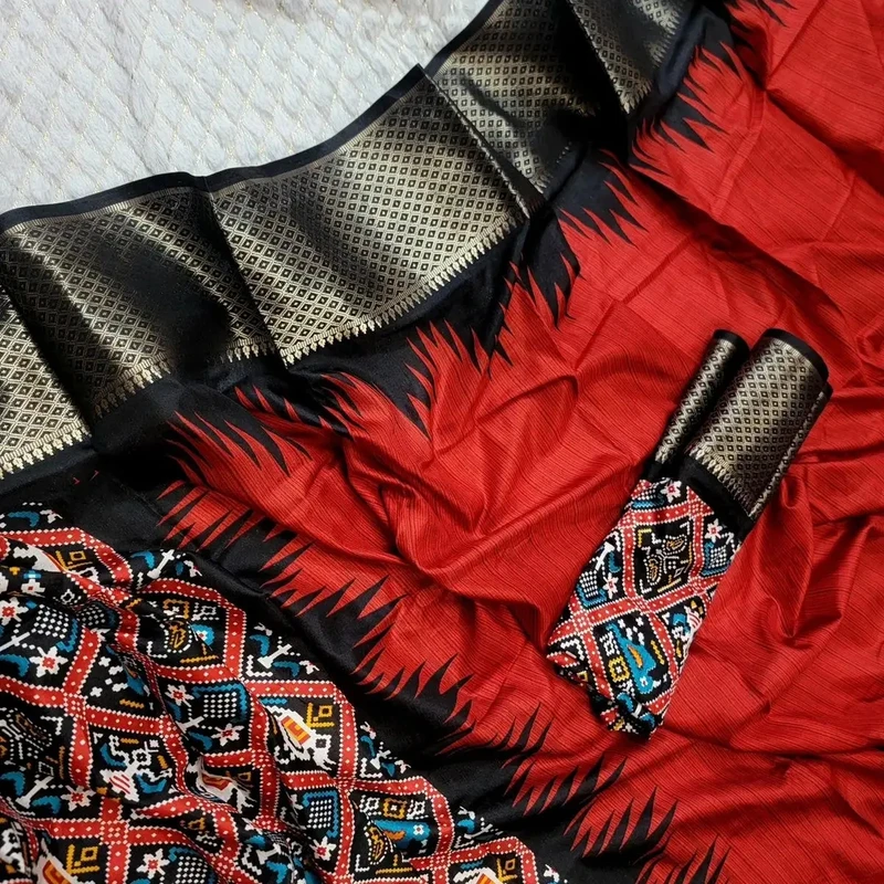 Original indian kalki silk saree - Image 4