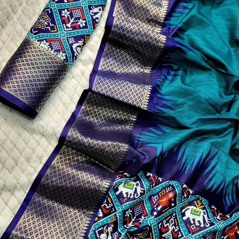 Original indian kalki silk saree - Image 5