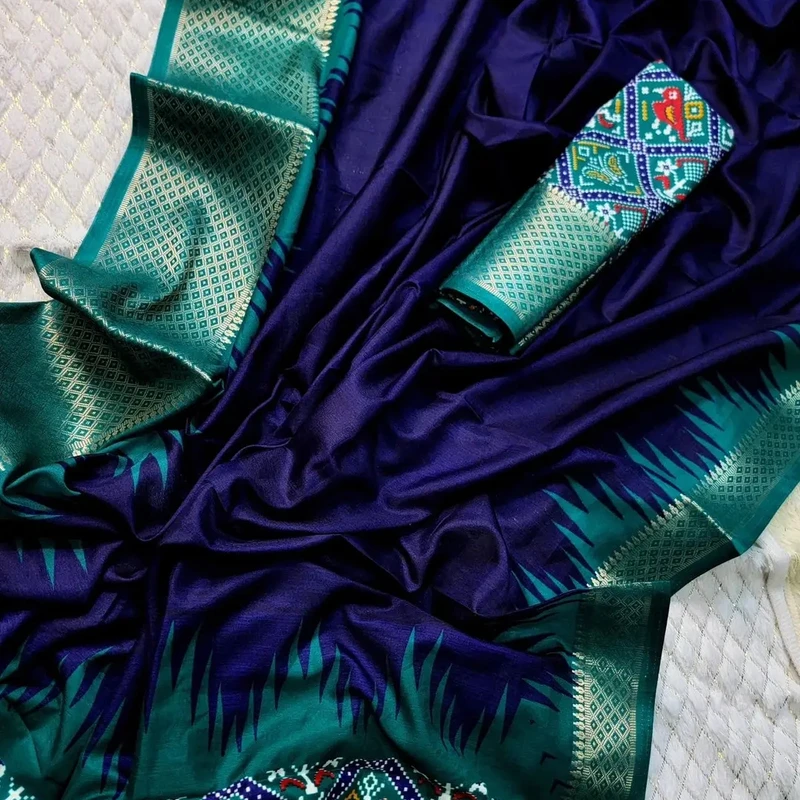 Original indian kalki silk saree - Image 11