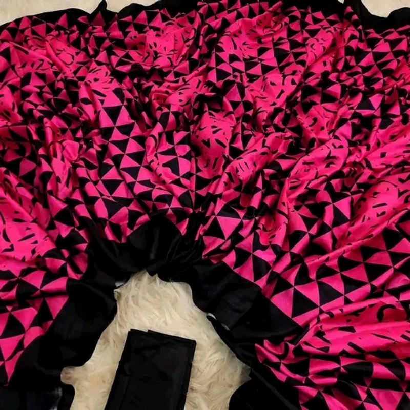 ভাইরাল স্লিক বাটিক শাড়ি | ফ্যাশনেবল ডিজাইন | মাত্র ৭০০ টাকা - Ranashopbd - Image 4