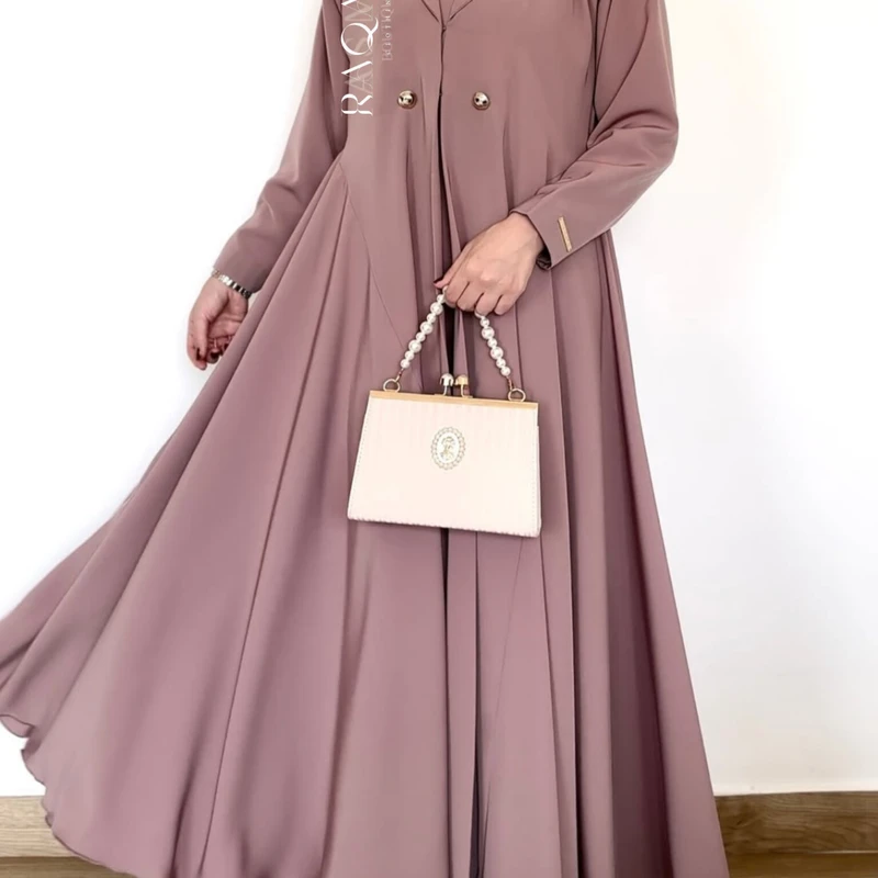 Abaya Coat Blazer Gown For Eid al-Fitr