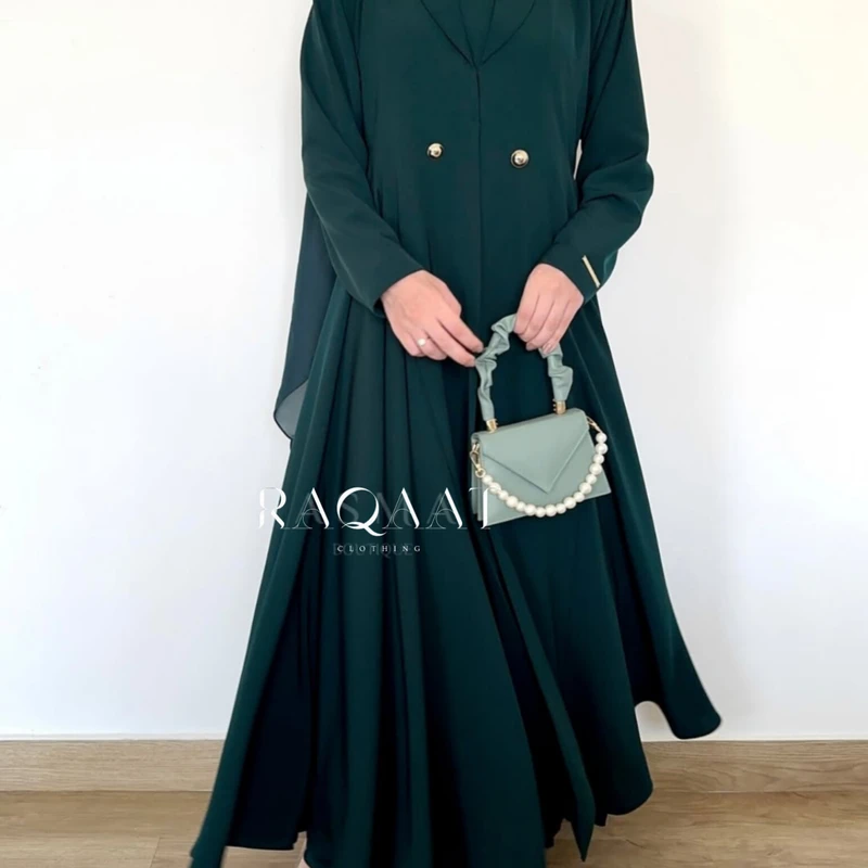 Abaya Coat Blazer Gown For Eid al-Fitr - Image 4