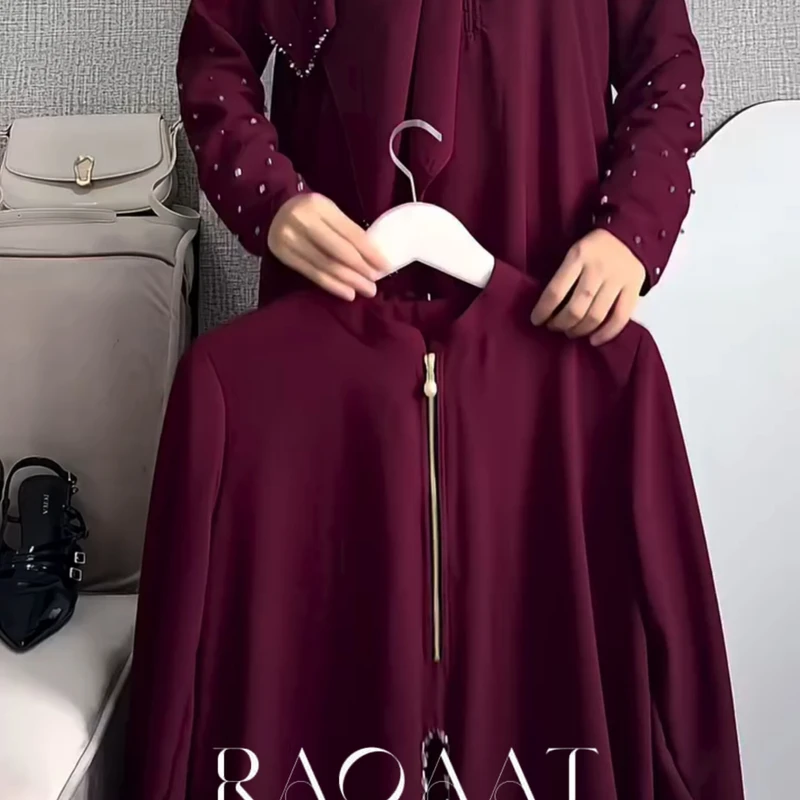 Abaya An Aleena 3 Part Bourka, Coat, Hijab. - Image 7