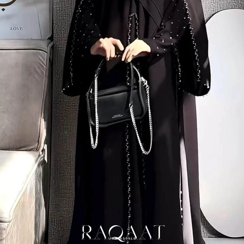 Abaya An Aleena 3 Part Bourka, Coat, Hijab. - Image 5