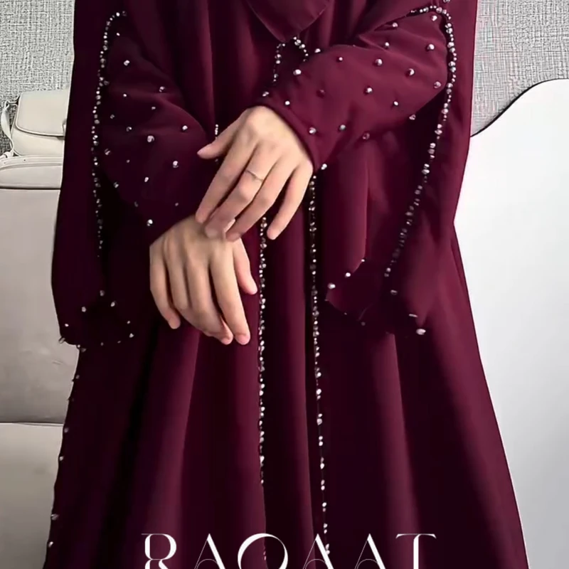 Abaya An Aleena 3 Part Bourka, Coat, Hijab. - Image 8