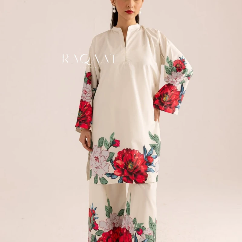 Premium Floral Reverie Co-Ord Set Two Piece.