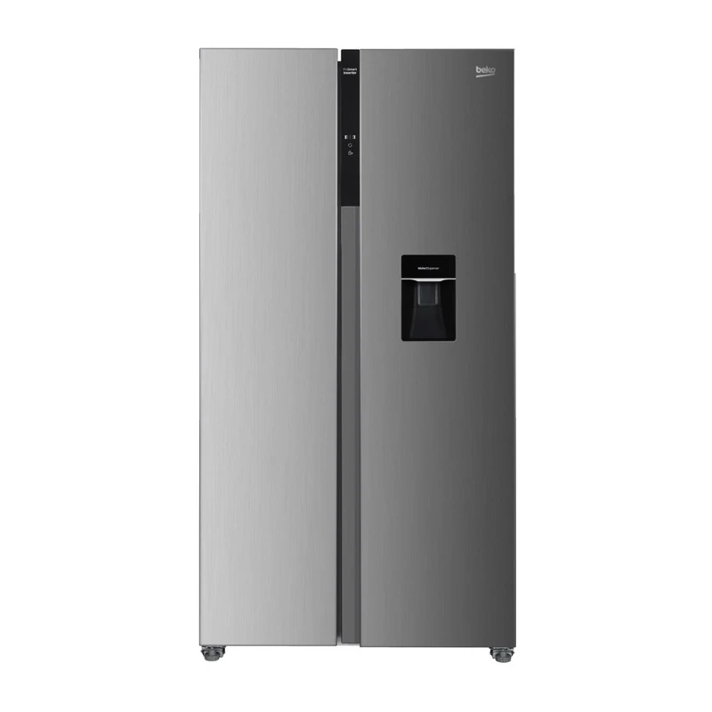 Beko Side-By-Side Refrigerator | 529 Ltr | B3RGNS52HDXPI| Silver