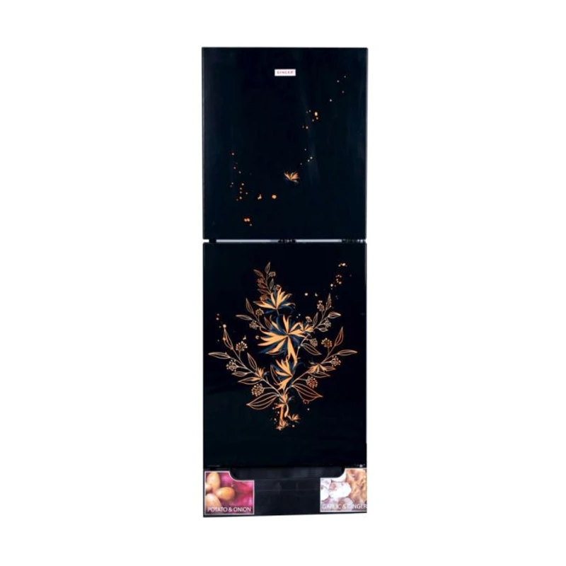 SINGER Top Mount Refrigerator | 180 Ltr | FTDS185V | Black