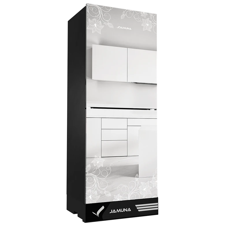 Jamuna 264L Refrigerator JE6-TM2F4QD Mirror Pearl Flower - Image 4