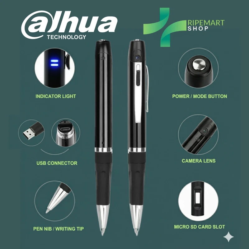Dahua Smart Pen Camera | Full HD Hidden Spy Recorder | Portable Mini Security Solution
