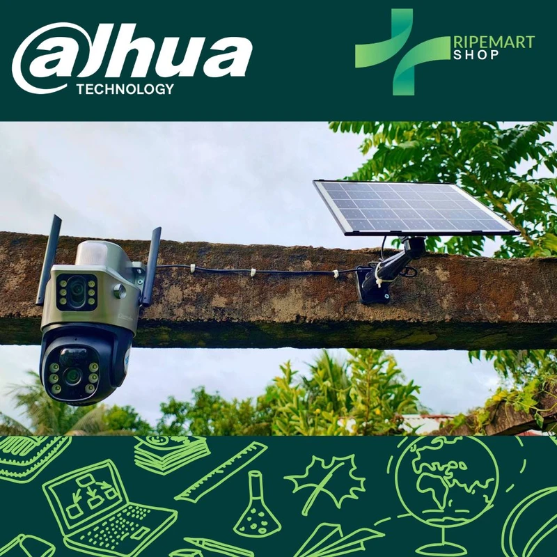 Dahua Integrated Solar-Powered 4G PTZ Security Camera System | Off-Grid Smart Surveillance Solution - Image 6