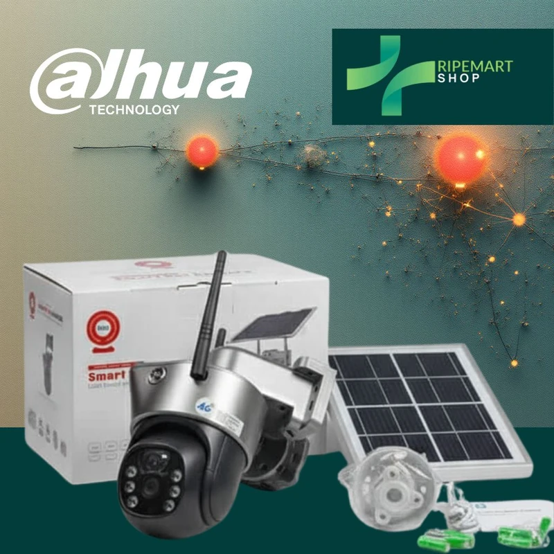 Dahua Integrated Solar-Powered 4G PTZ Security Camera System | Off-Grid Smart Surveillance Solution