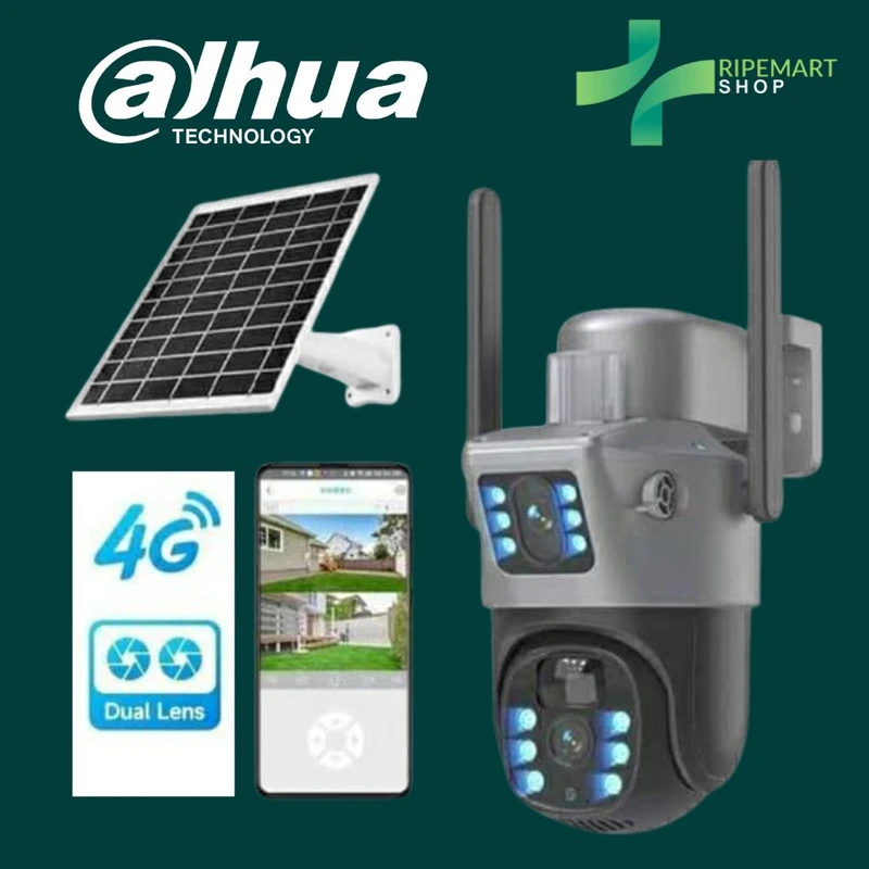 Dahua Integrated Solar-Powered 4G PTZ Security Camera System | Off-Grid Smart Surveillance Solution - Image 3