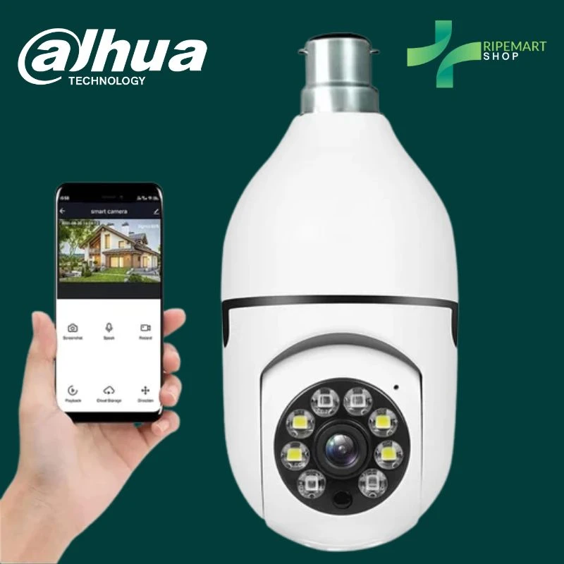 🛡️ Dahua Smart Wi-Fi Bulb Security Camera (360° Full HD) | Two-Way Audio | Night Vision - Image 5