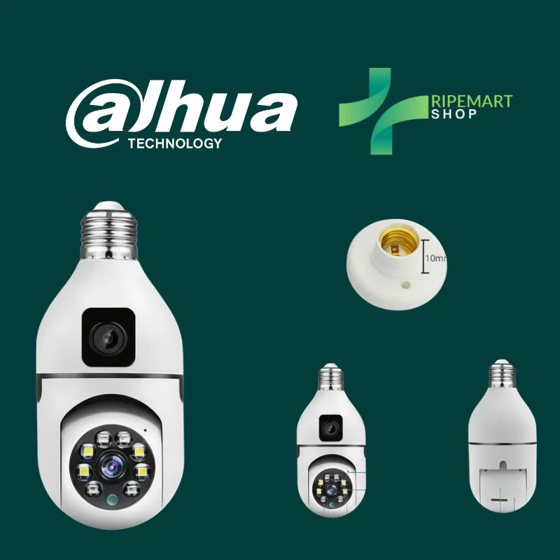 🛡️ Dahua Smart Wi-Fi Bulb Security Camera (360° Full HD) | Two-Way Audio | Night Vision - Image 6