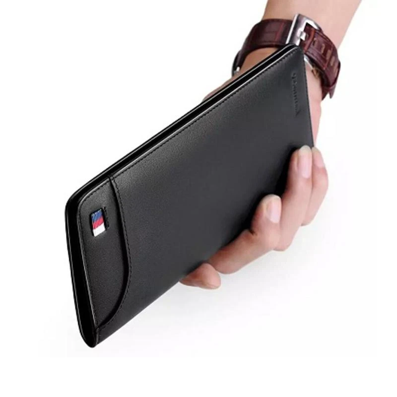 WilliamPOLO Genuine Leather Long Wallet For Men