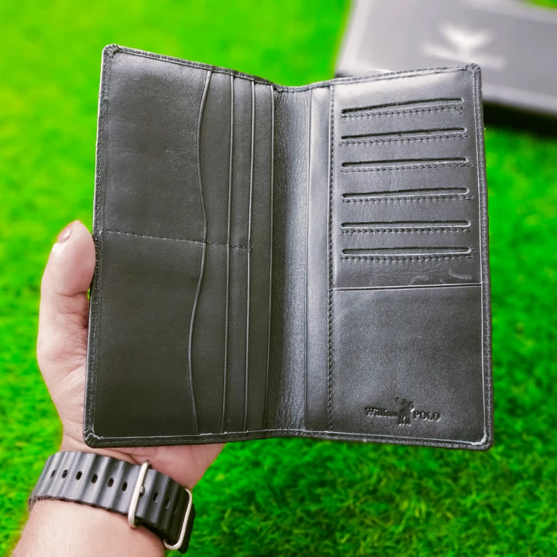 WilliamPOLO Genuine Leather Long Wallet For Men