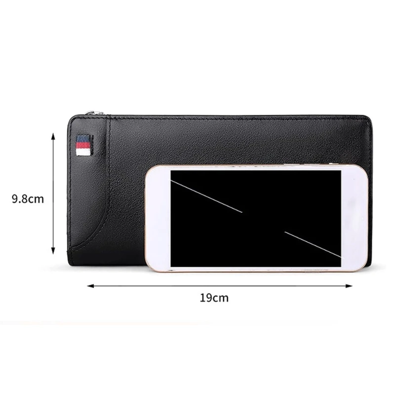 WilliamPOLO Genuine Leather Long Wallet For Men - Thumbnail 4