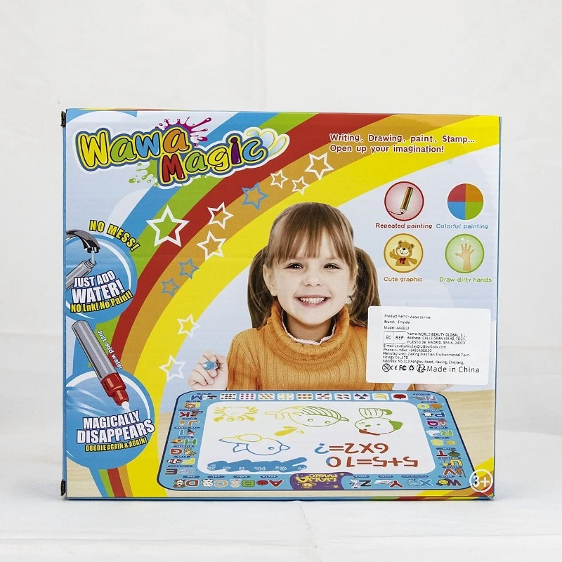 Magic Water Doodle Mat, Drawing Mat, Watercolour Writing, Painting Doodle Board for Children - Thumbnail 4