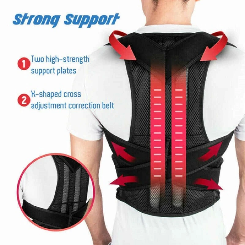 Magnetic Orthopedic Back Support Belt For Relieve Neck Shoulder Back Pain