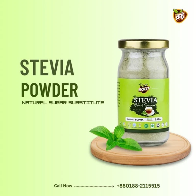 রুট প্রিমিয়াম স্টেভিয়া পাউডার ১০০ গ্রাম ( Stevia Powder ) - Image 4