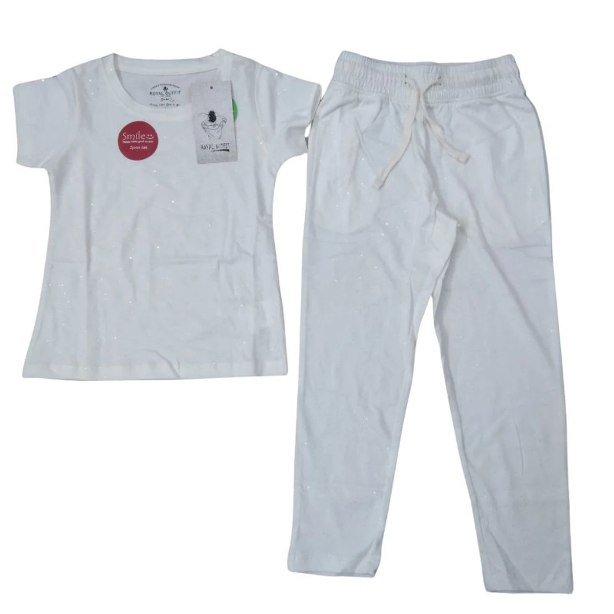 Royal Outfit Girls 2 pcs T shirt set