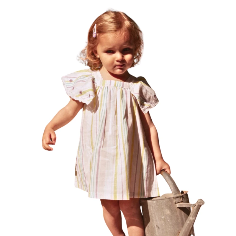 Girl's Exclusive Rami Cotton  Frock