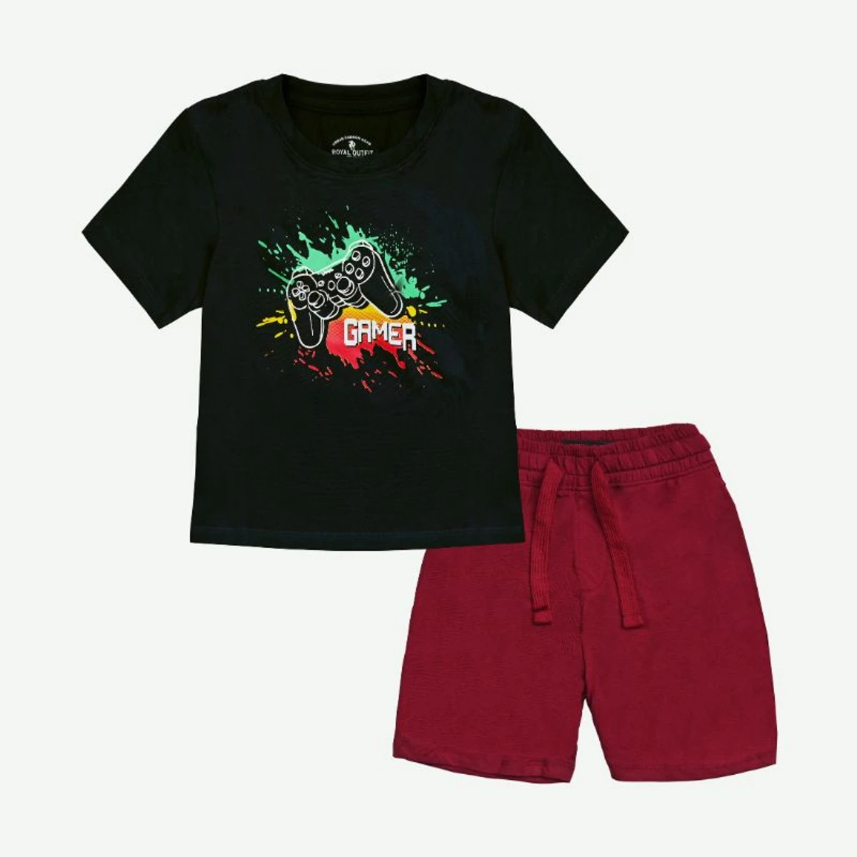 Royal Outfit Boys Exclusive T shirt Short Pant Set