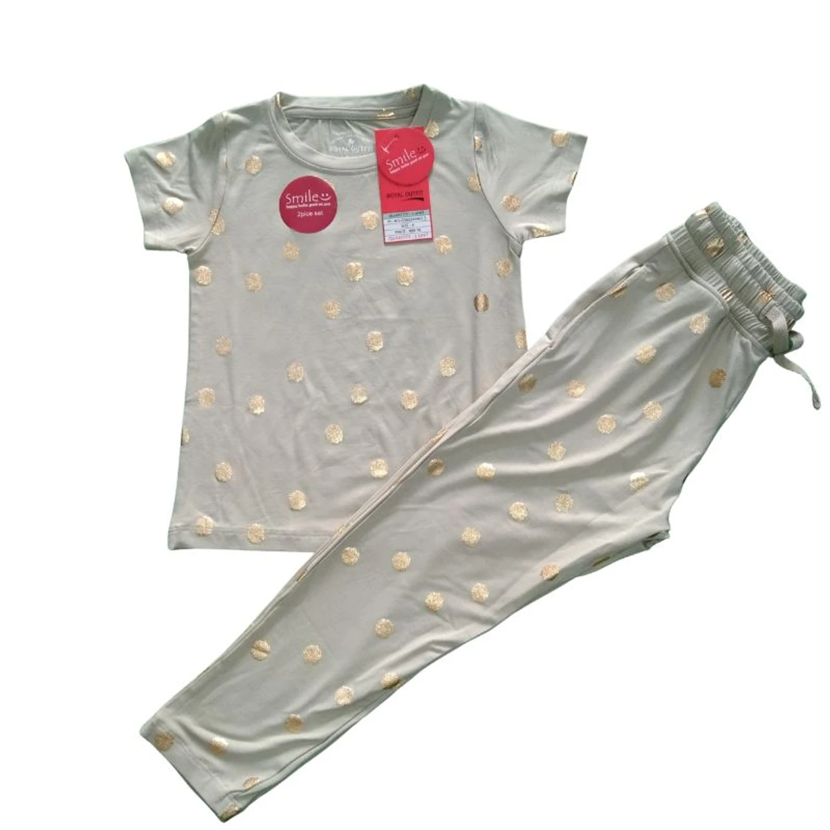 Royal Outfit Girls 2 pcs T shirt set