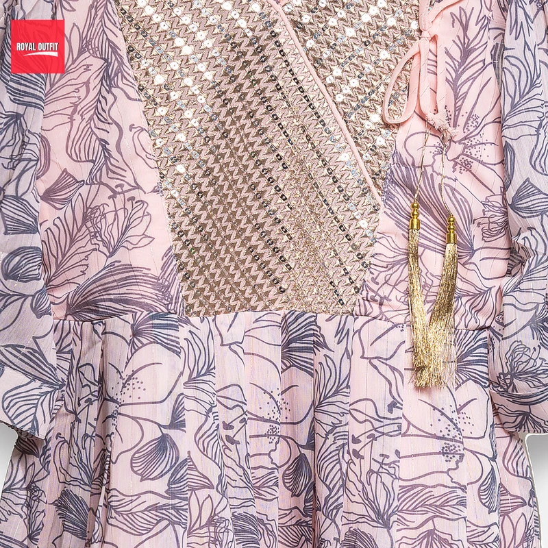 Girls Exclusive  3 pcs Frock Set - Image 5