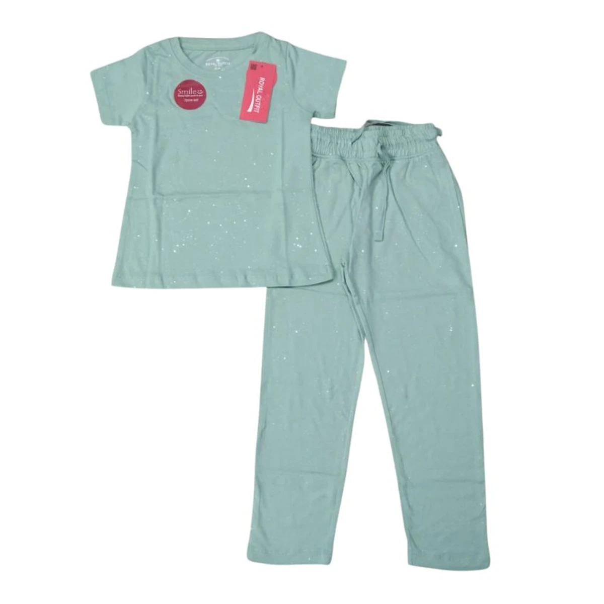 Royal Outfit Girls 2 pcs T shirt set - Image 3