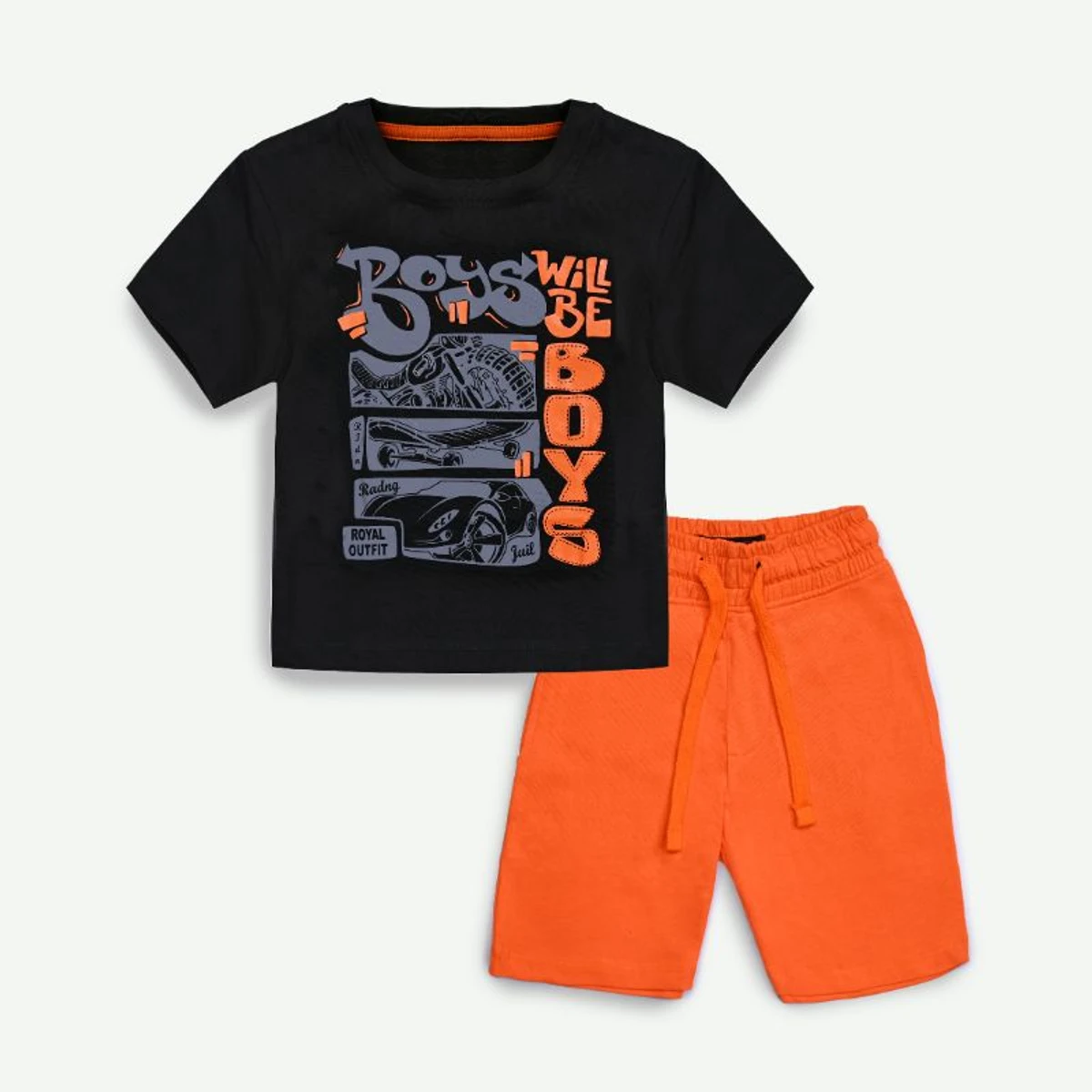 Royal Outfit Boys Exclusive T shirt Short Pant Set