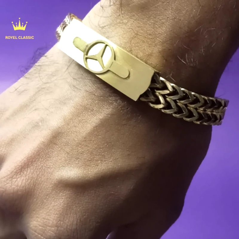 Pristine Artistry Raven silver Thick Cuban Chain Bracelet