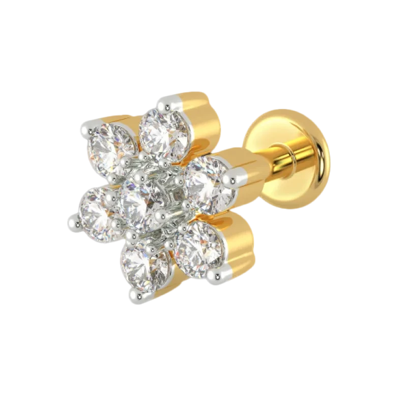 Best Selling 7 Stone Diamond Cut Nose pin