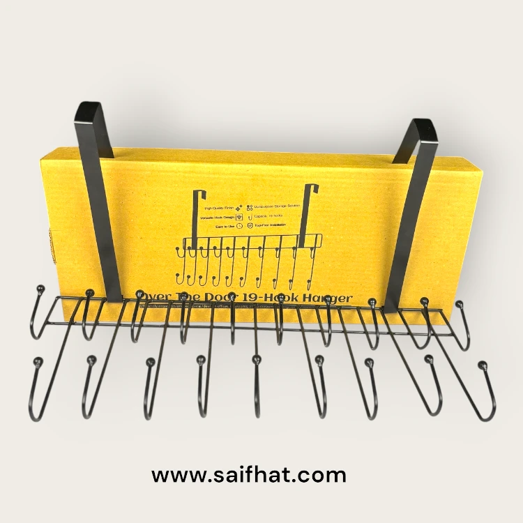 19 hook door Hanger  দরজা হ্যাংগার