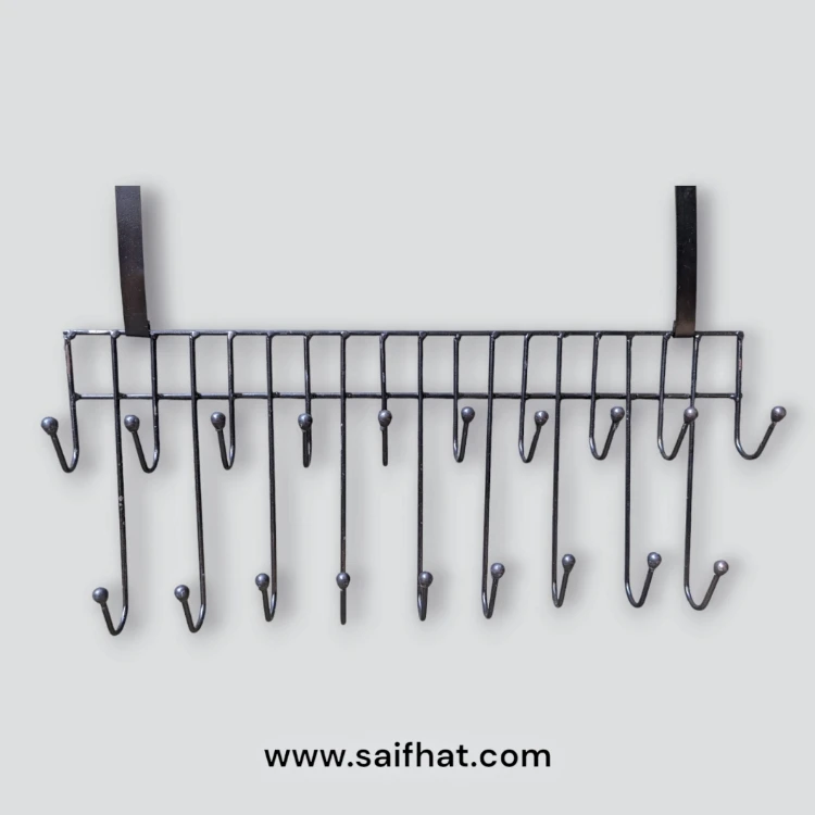 19 hook door Hanger  দরজা হ্যাংগার