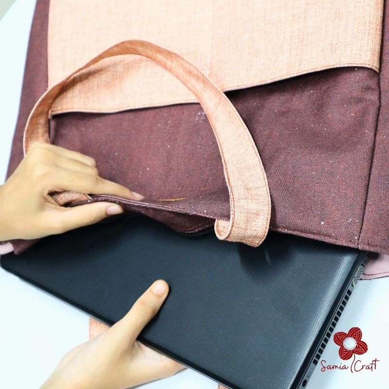 Meroon 2pocket Canvas Shoulder Bag - Image 3