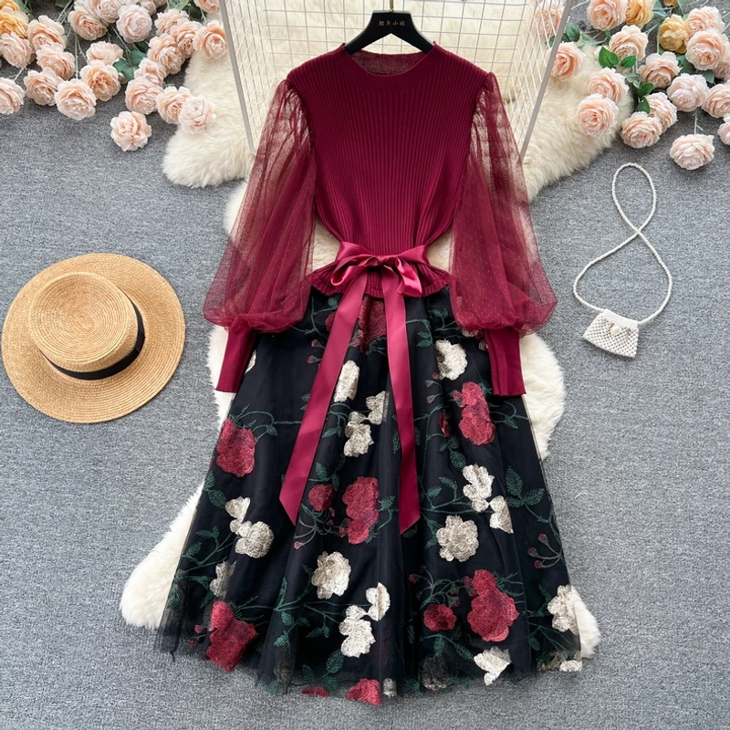 Aesthetic Floral Gown - Image 4